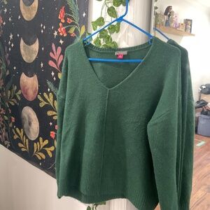VINCE CAMUTO GREEN SWEATER S